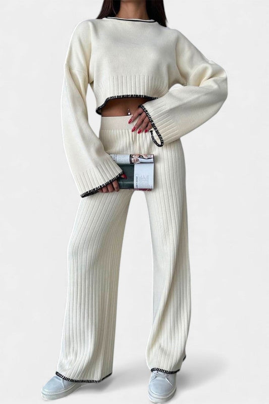 Iléna™ - Two-Piece Minimalist Knit Set