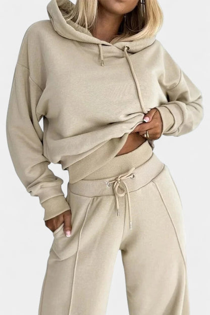 Tiziana™ - Oversized Comfort Hoodie and High-Waisted Pants Set