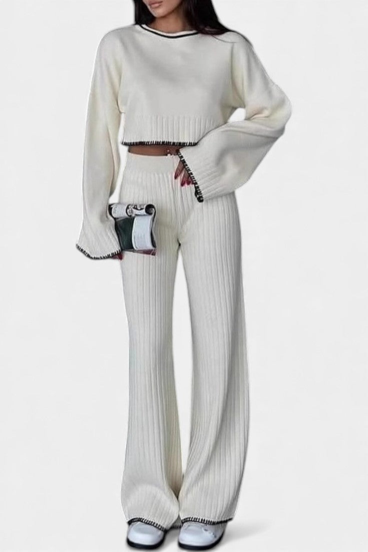 Iléna™ - Two-Piece Minimalist Knit Set