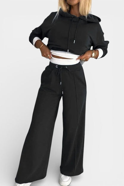 Tiziana™ - Oversized Comfort Hoodie and High-Waisted Pants Set