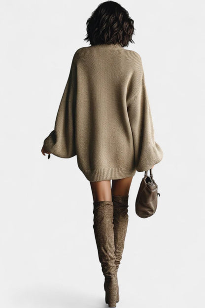 Violaine Retro Mini Knit Dress