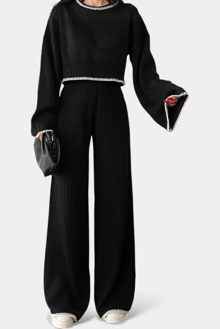 Iléna™ - Two-Piece Minimalist Knit Set