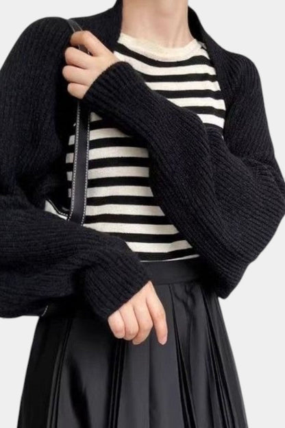 Angélique High-Neck Cozy Thermo Knit Viscose Sweater