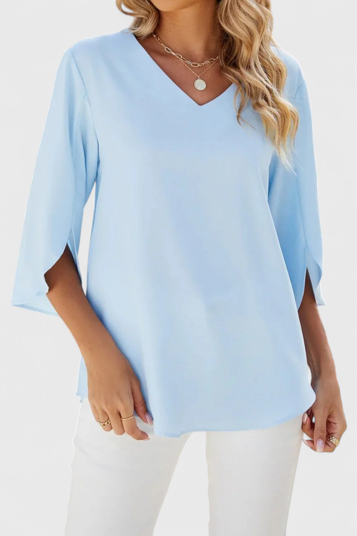 Tabitha Lightweight Flared Blouse for Ultimate Comfort