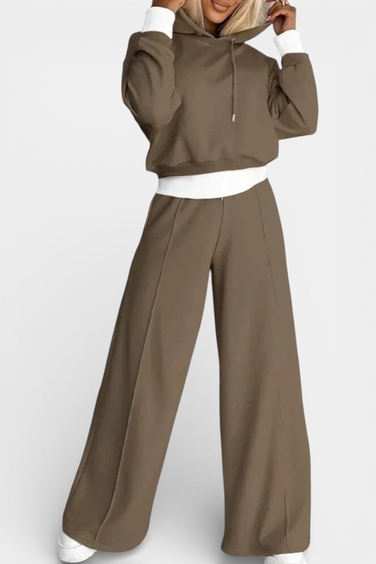 Tiziana™ - Oversized Comfort Hoodie and High-Waisted Pants Set