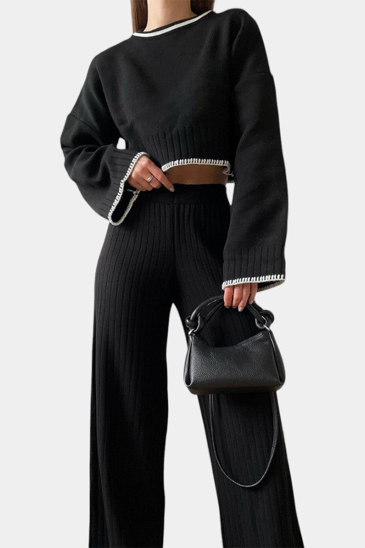 Iléna™ - Two-Piece Minimalist Knit Set