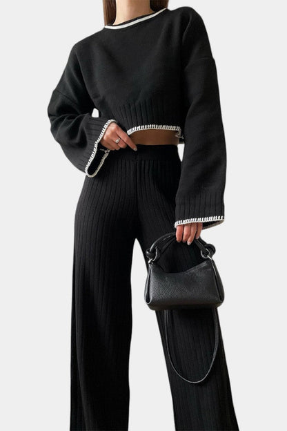 Iléna™ - Two-Piece Minimalist Knit Set