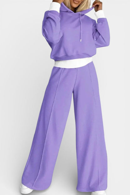 Tiziana™ - Oversized Comfort Hoodie and High-Waisted Pants Set