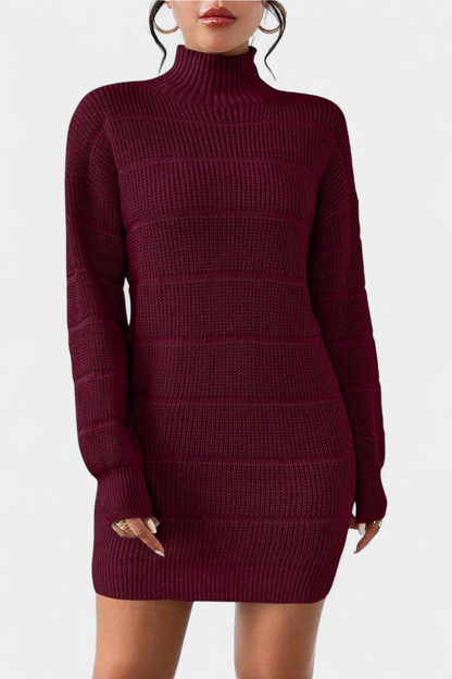 Margaux Turtleneck Mini Sweater Dress