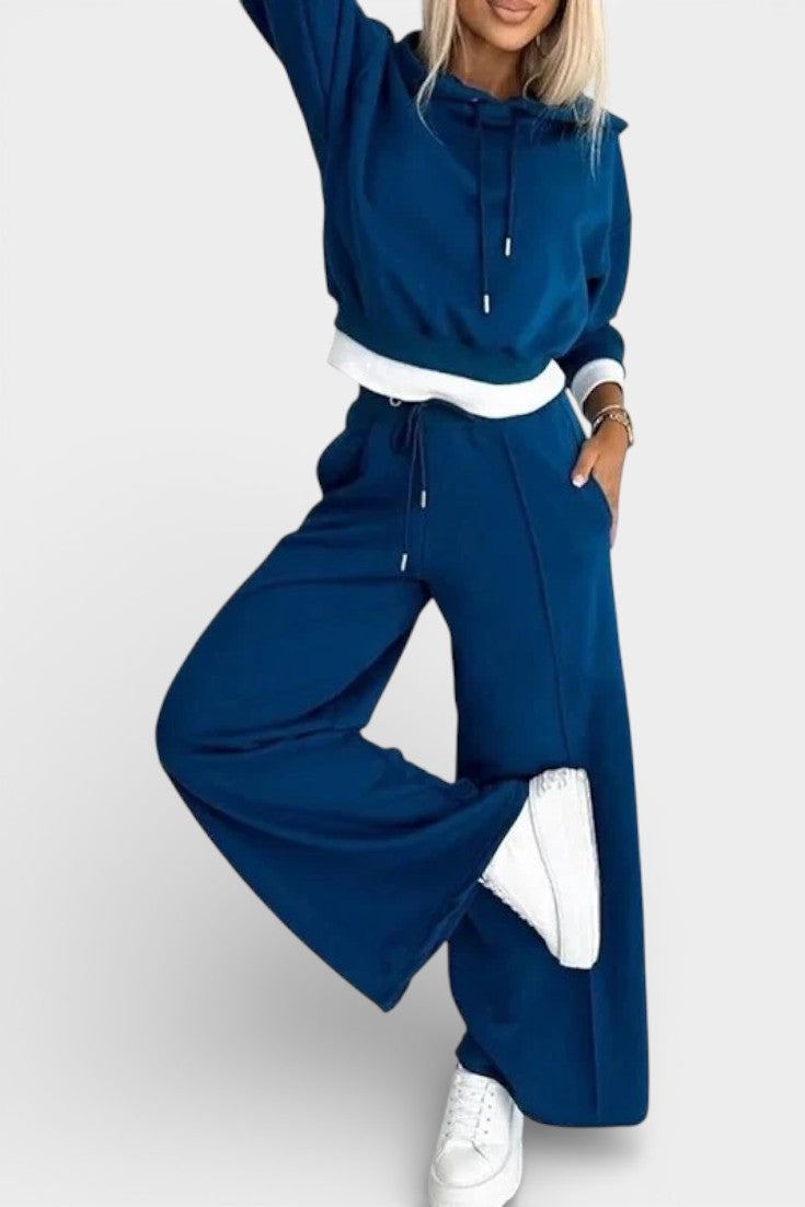 Tiziana™ - Oversized Comfort Hoodie and High-Waisted Pants Set