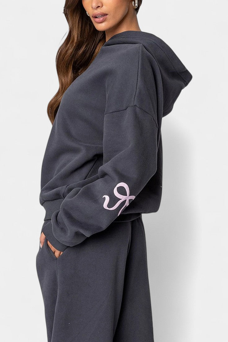 Caleta™ - Relaxed Hoodie Ensemble with Flowing Trousers