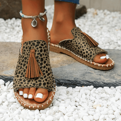 Mireille™ | Bohemian Print Orthopedic Sandals for Women