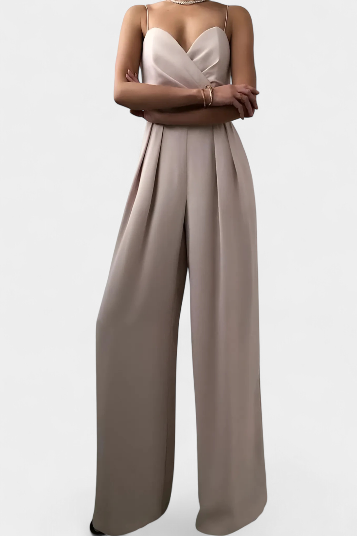 Romily™ - Sleeveless Jumpsuit with Tailored Waist and Flowy Legs