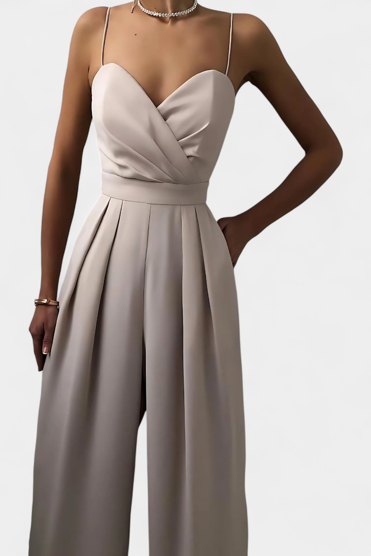 Romily™ - Sleeveless Jumpsuit with Tailored Waist and Flowy Legs