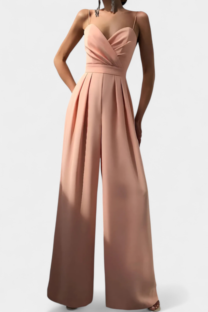 Romily™ - Sleeveless Jumpsuit with Tailored Waist and Flowy Legs