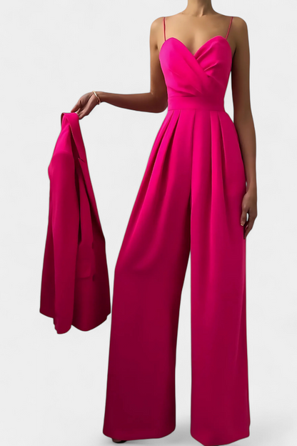 Romily™ - Sleeveless Jumpsuit with Tailored Waist and Flowy Legs