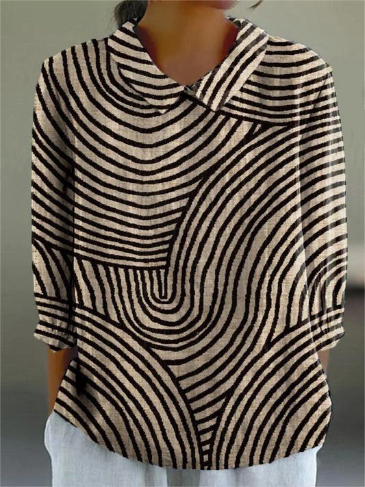 Pearl Flowy Button Blouse