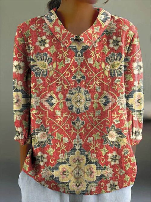 Mia Gathered Shoulder Blouse
