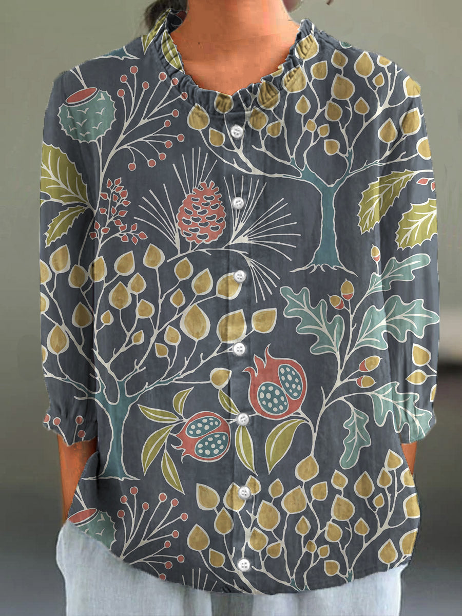 Hazel Subtle Print Blouse