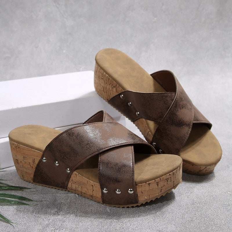 Oakley™ – Boho Wedge Sandals