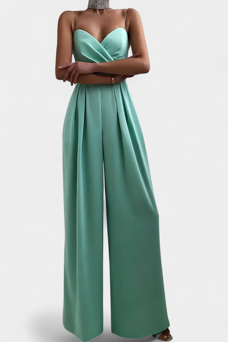 Romily™ - Sleeveless Jumpsuit with Tailored Waist and Flowy Legs