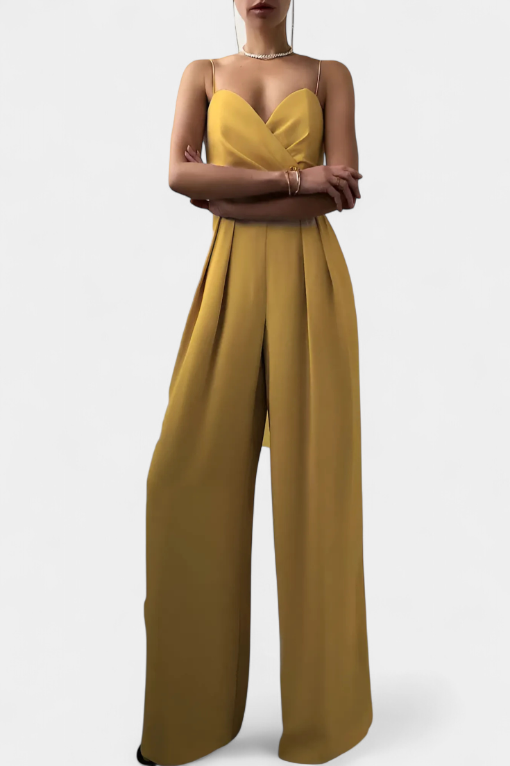 Romily™ - Sleeveless Jumpsuit with Tailored Waist and Flowy Legs