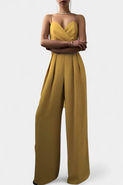 Romily™ - Sleeveless Jumpsuit with Tailored Waist and Flowy Legs